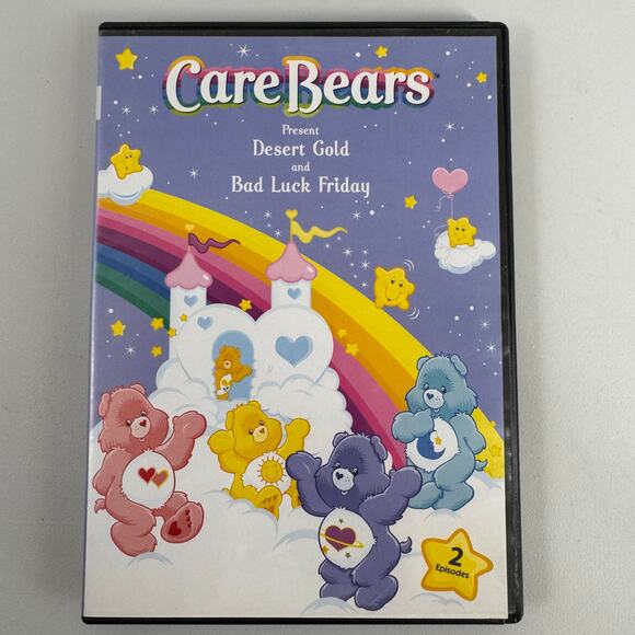 Care Bears featuring Desert Gold and Bad Luck Friday DVD 1988 - Picture 1 of 3